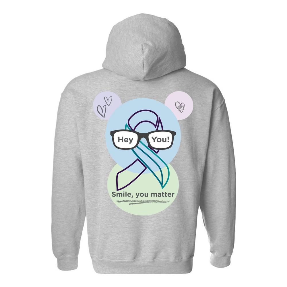 Smile, You Matter Hooded Sweatshirt